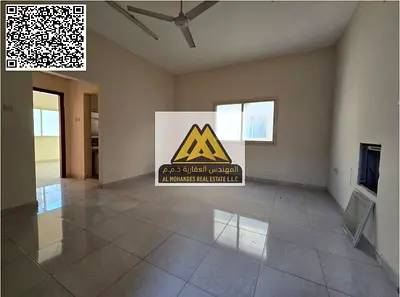 A great opportunity for annual rent in Al Alia – Ajman. A spacious 1-bedroom apartment with a livin