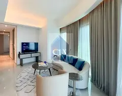 Furnished 2BR Hotel Apartment | Full Creek &amp; Skyline Views | Address Harbour Point T2