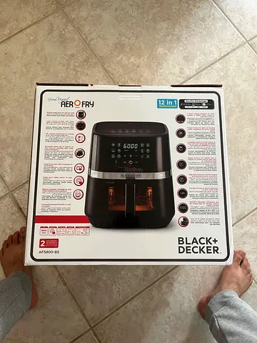 Black+Decker 12-in-1 Air Fryer (New in Box)