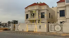 For sale: Classic villa in Al Helio 2 area, Ajman (two floors + roof) at a price that includes regis