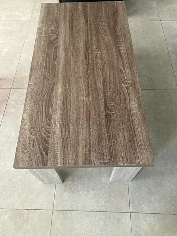 Simple wooden coffee table / bench - oak finish