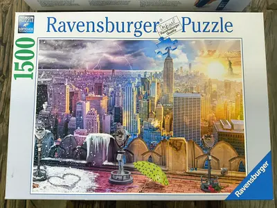 Ravensburger 1500-piece New York Skyline Jigsaw Puzzle (Like New)