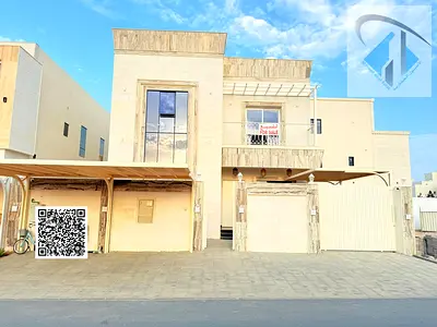 Luxury villa for sale in Al Zahia, 5 rooms, distinctive design, including water, electricity and air conditioning
