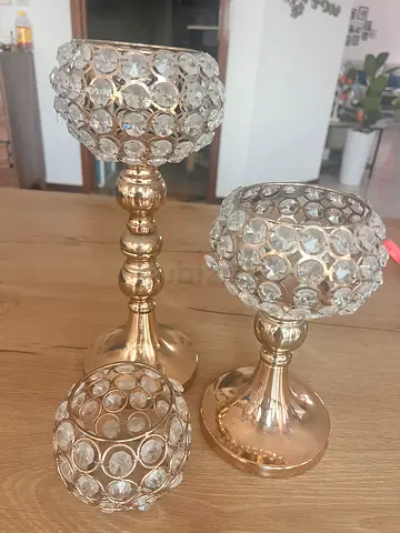 Beautiful candle stand set