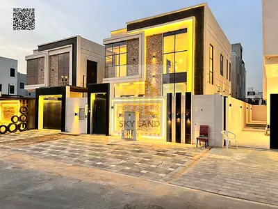 Luxury villa with excellent finishes in Al Yasmin area, directly next to Al Hamidiya Park - freehold for all nationalities