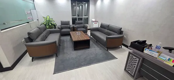 Sofa set with table