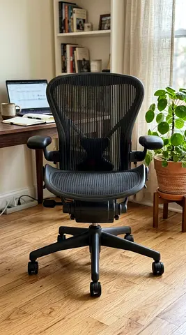 Black Herman Miller Aeron Chair – Barely Used