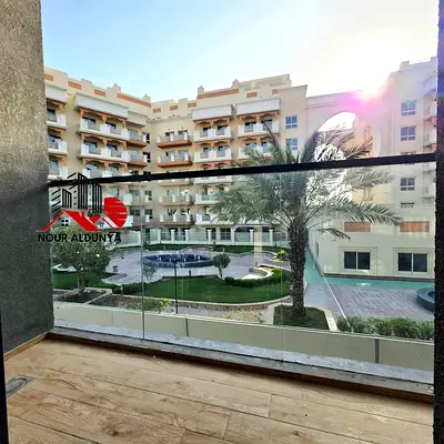 ( MONTHLY PAYMENTS )12 CHEQUES - SPACIOUS STUDIO WITH BALCONY AVAILABLE FOR FAMILY - RENT 36K - CAR PARKING + GYM FREE