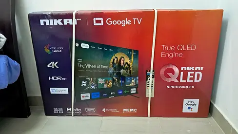 50 inch QLED TV with 2 years extended warranty