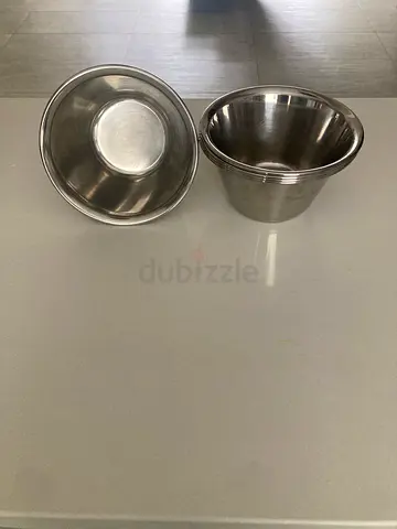 Set of 5 Stainless Steel Mixing Bowls - Small
