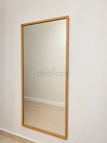 Full-Length Wooden Framed Wall Mirror - Simple, Clean Design