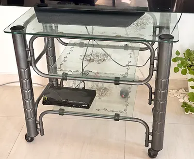 Glass table / TV stand