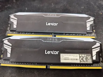 Pair of Lexar ARES 8GB DDR4 RAM sticks (2 x 8GB)