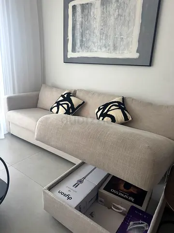 Ikea sofa bed with storage