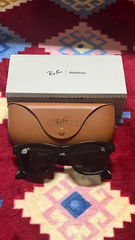 Ray-Ban x Meta Wayfarer Sunglasses with Case - Gently Used