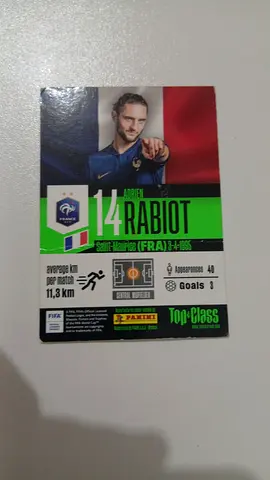 Panini Top-Class Adrien Rabiot Football Trading Card (France #14)