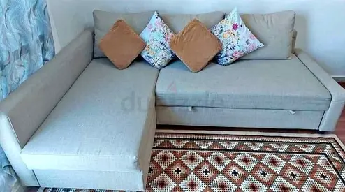 L-shaped sofa with storage good condition