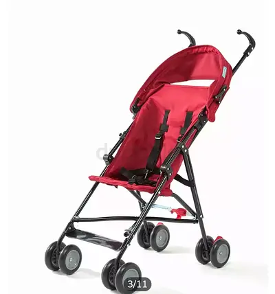 Lightweight Red Umbrella Stroller – Compact  Easy Fold