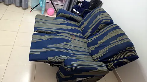 2-seater reclining sofa (used)