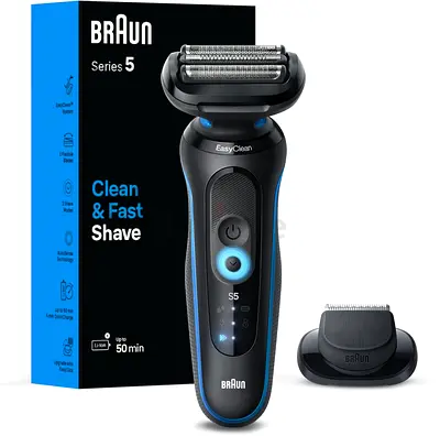 Braun Series 5 Electric Shaver - Cordless, Wet  Dry