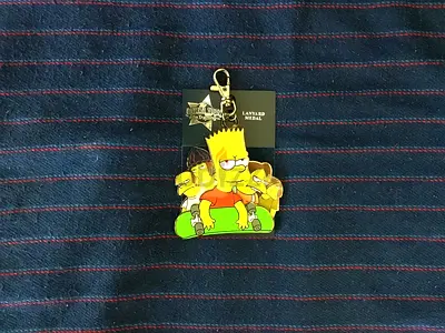 Universal Studios Bart Simpson Lanyard Metal Medal