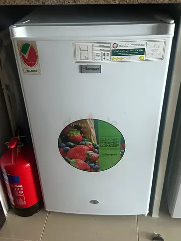 Small single-door freezer in good working condition