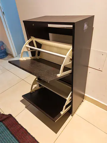 Ikea BISSA Shoe cabinet with 2 compartments