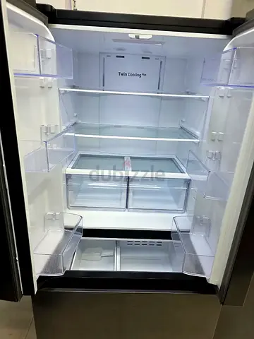 Samsung latest model french freezer fridge freestanding by aqawa