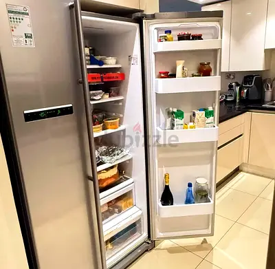 Samsung Side-by-Side refrigerator (Stainless Steel) - Good Working Condition