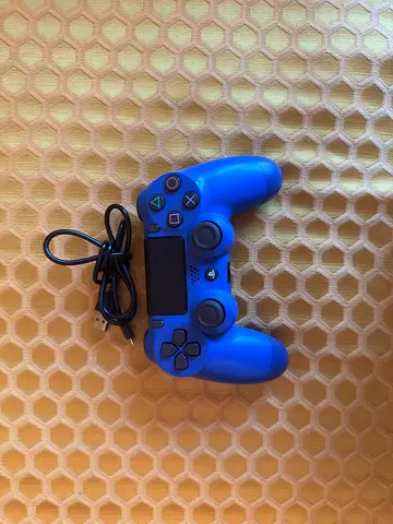 Blue Sony PlayStation 4 DualShock Controller (Wired) - Good Condition