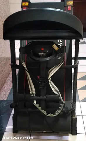 Foldable Treadmill with Resistance Bands - Good Working Condition
