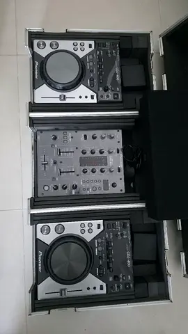 Pioneer DJM-400  CDJ-400 Set with Flight Case