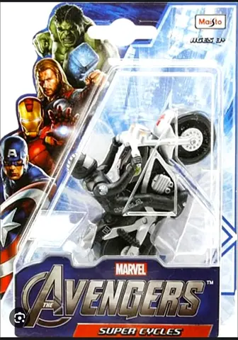 Marvel Avengers Super Cycles Toy Motorcycle (New in Pack)