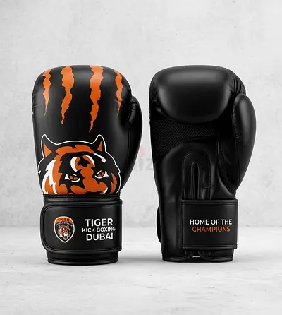 Tiger Kickboxing Dubai Boxing Gloves - 14oz - Excellent Condition