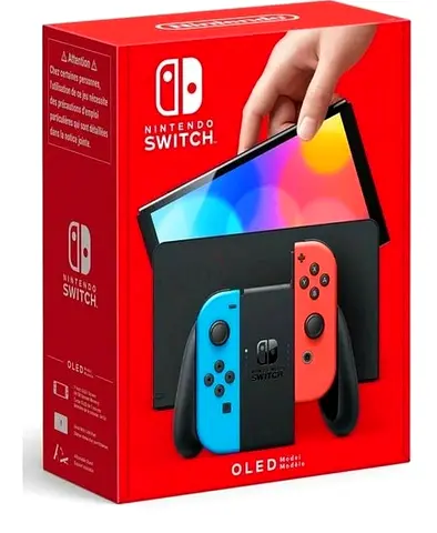 Nintendo Switch (OLED Model) – Neon Blue/Neon Red (UAE Version)
