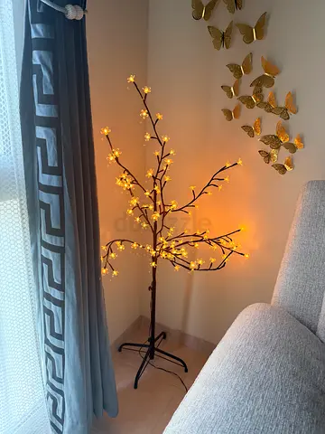 LED Blossom Tree Floor Lamp — Decorative Light for Living Room