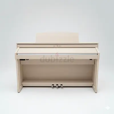 KAWAI CA-58 White Ash Digital Piano – Concert Artist Series with Premium Sound Wooden Touch