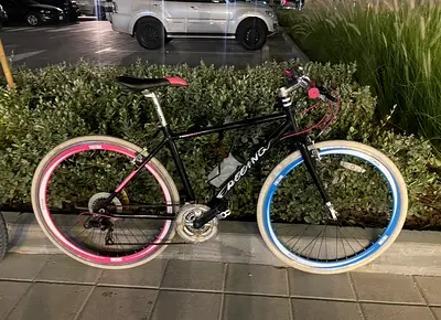 Used Peelinga Mountain Bike with Colorful Rims - Good Condition