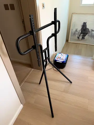Hama Portable floor TV stand / TV trolley - adjustable mount (black)
