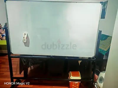 Large Mobile Whiteboard on Stand 150 x 90 cm - Extra Good Condition