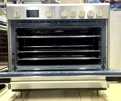 Bosch latest model series 6 gass/electric 5 burner top gass oven electric dual fan cooking range 90x