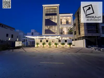 Luxury villa for sale in Al Yasmeen Ajman, directly overlooking Al Hamidiya Park