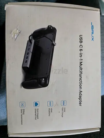 JSAUX USB-C 6-in-1 Multifunction Adapter (Boxed) - 100W PD, HDMI, Ethernet