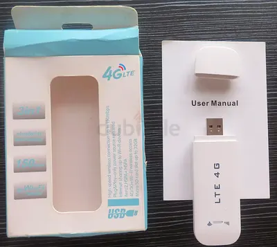 4G LTE USB Modem with Wi-Fi HotSpot.