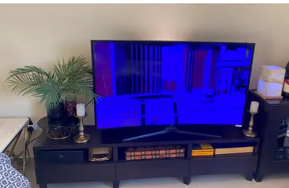 Samsung 55-inch Curved LED TV with Stand - Good working condition