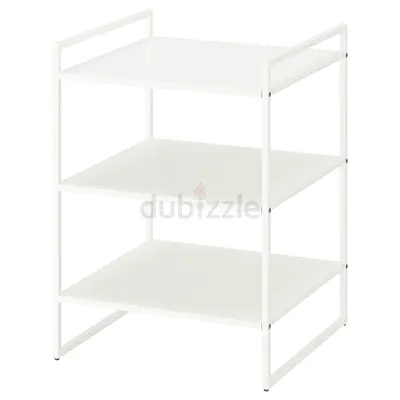 JONAXEL IKEA White 3-Tier Open Shelving Unit - Brand New Never used still in box