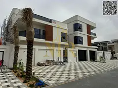 Luxury villa in Al-Aliya, huge building area with a roof, at a competitive price