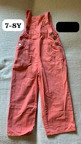 Denim Dungaree Girl 7-8Y