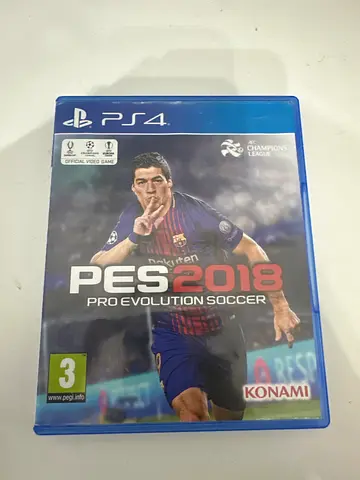 PES 2018 (Pro Evolution Soccer) - PS4 Disc, Good Condition