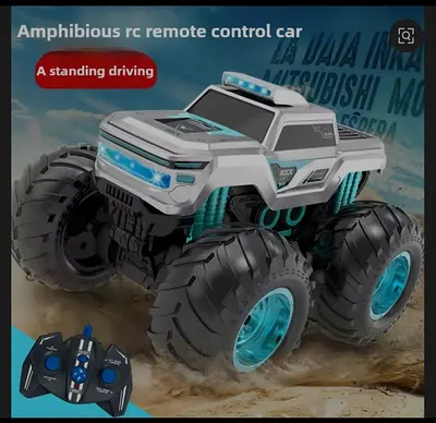 Amphibious RC Monster Truck - Remote Control Off-Road Car